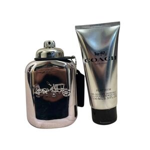 Coach Platinum Mens Eau de Parfum 3.3oz 100ml & Shower Gel 3.3oz Set 08K22J119A